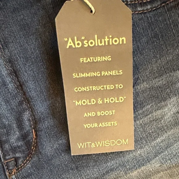 Wit & Wisdom Indigo Flared Jeans - Picture 3 of 8